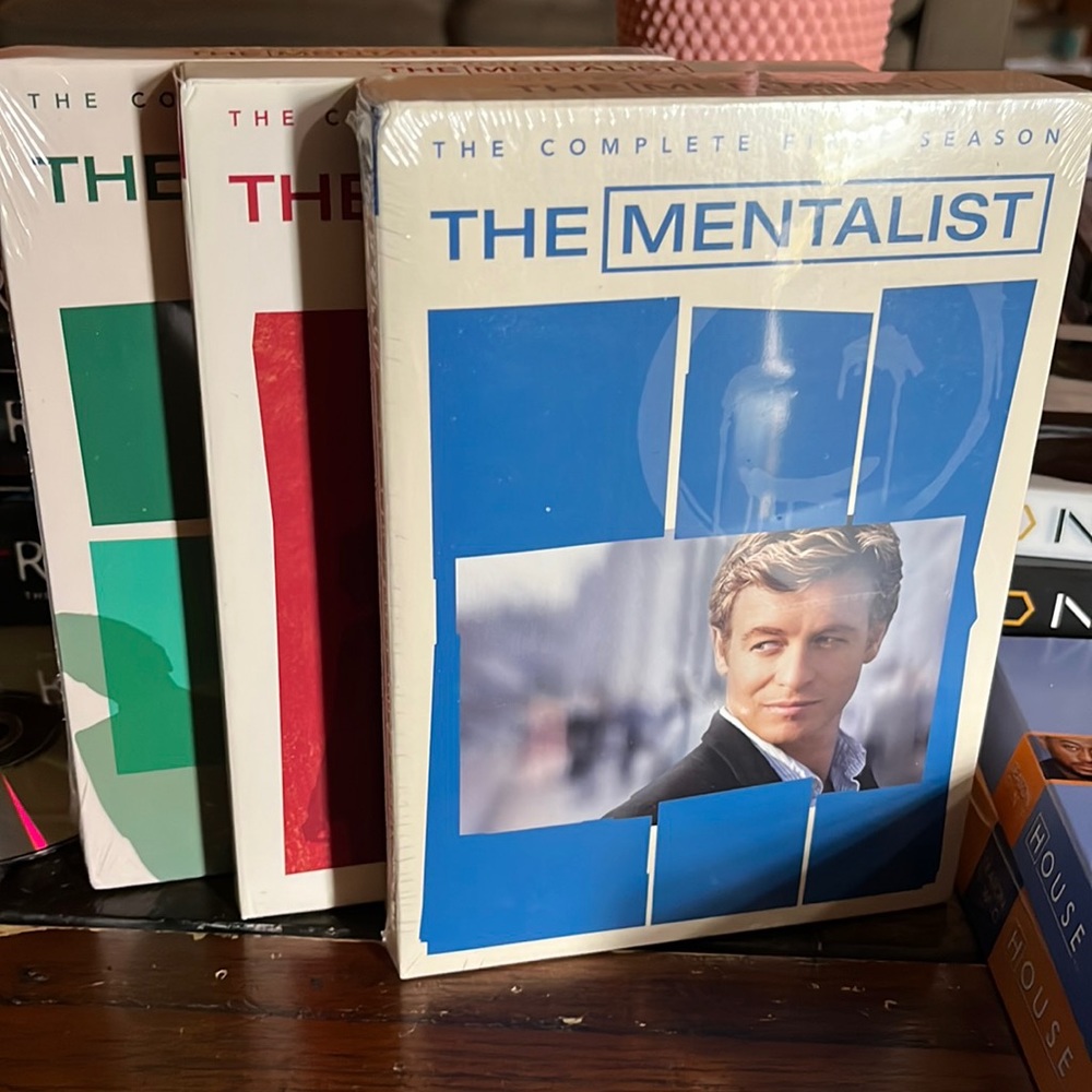 Brand New & Unopened DVD Collection. The Mentalist, Season’s 1,2,& 3.
